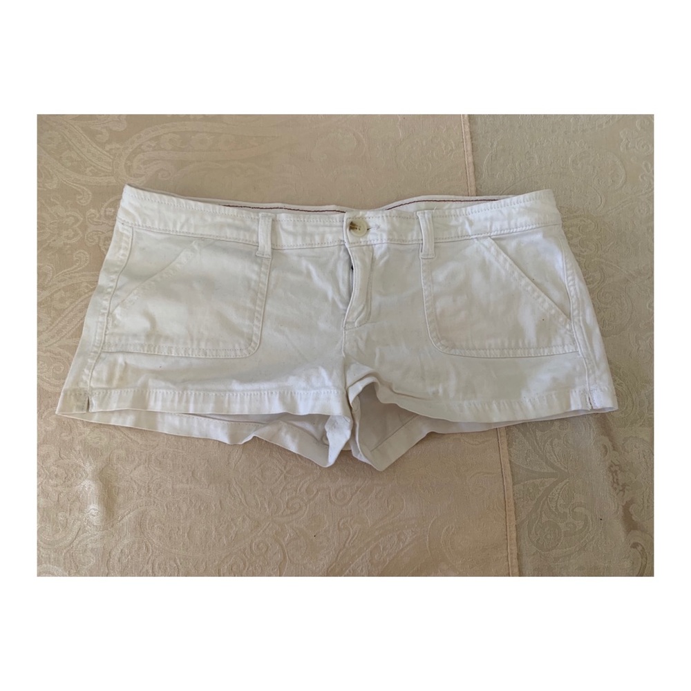 Hollister White Mini Shorts
